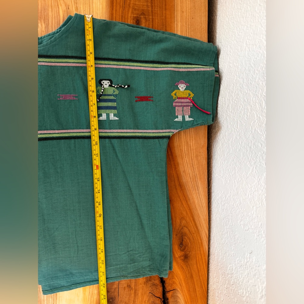 Vintage Guatemalan Embroidered 100% Cotton Top - Picture 6 of 6